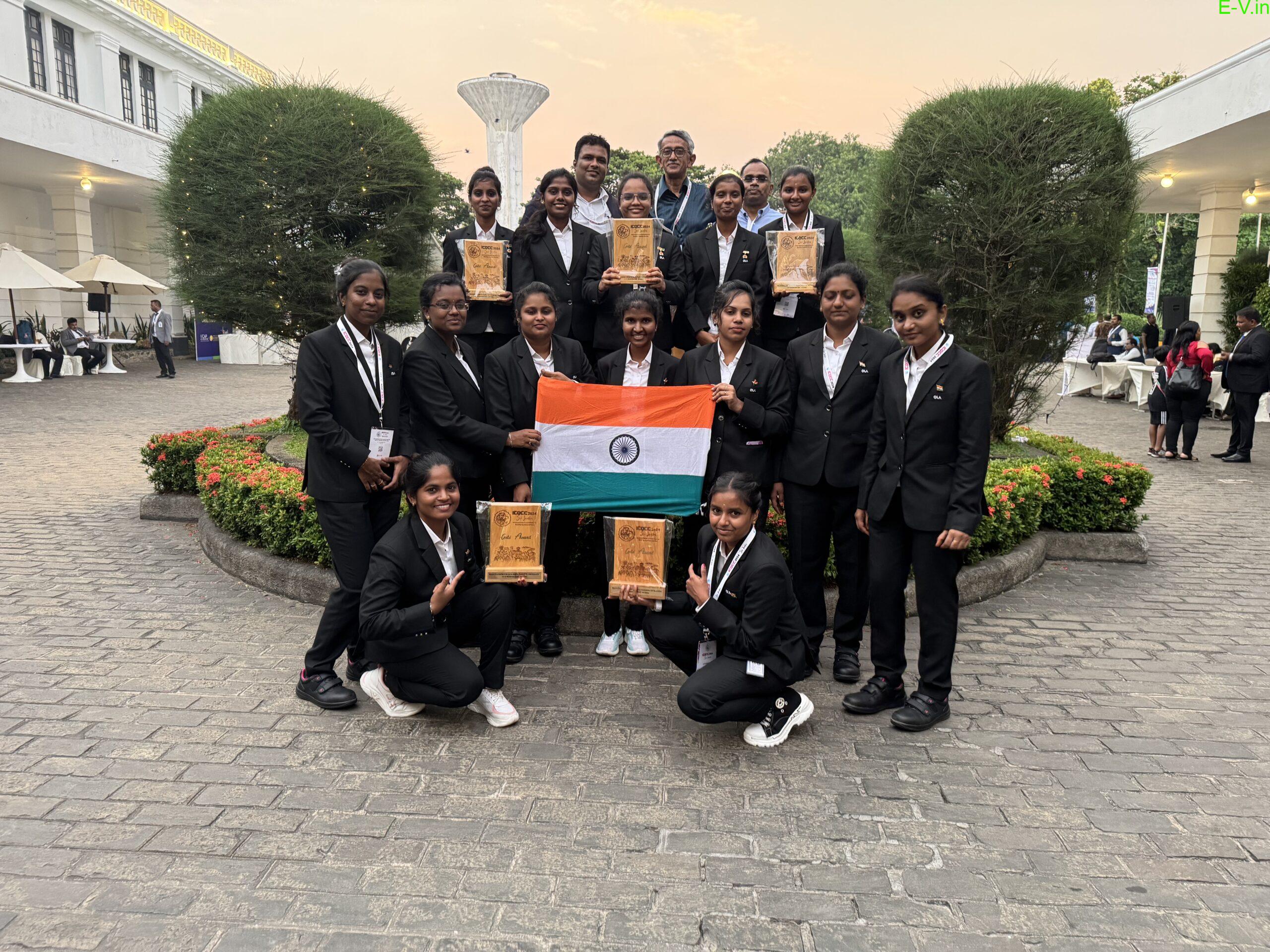 Ola Electric Factory workers at ICQCC 2024