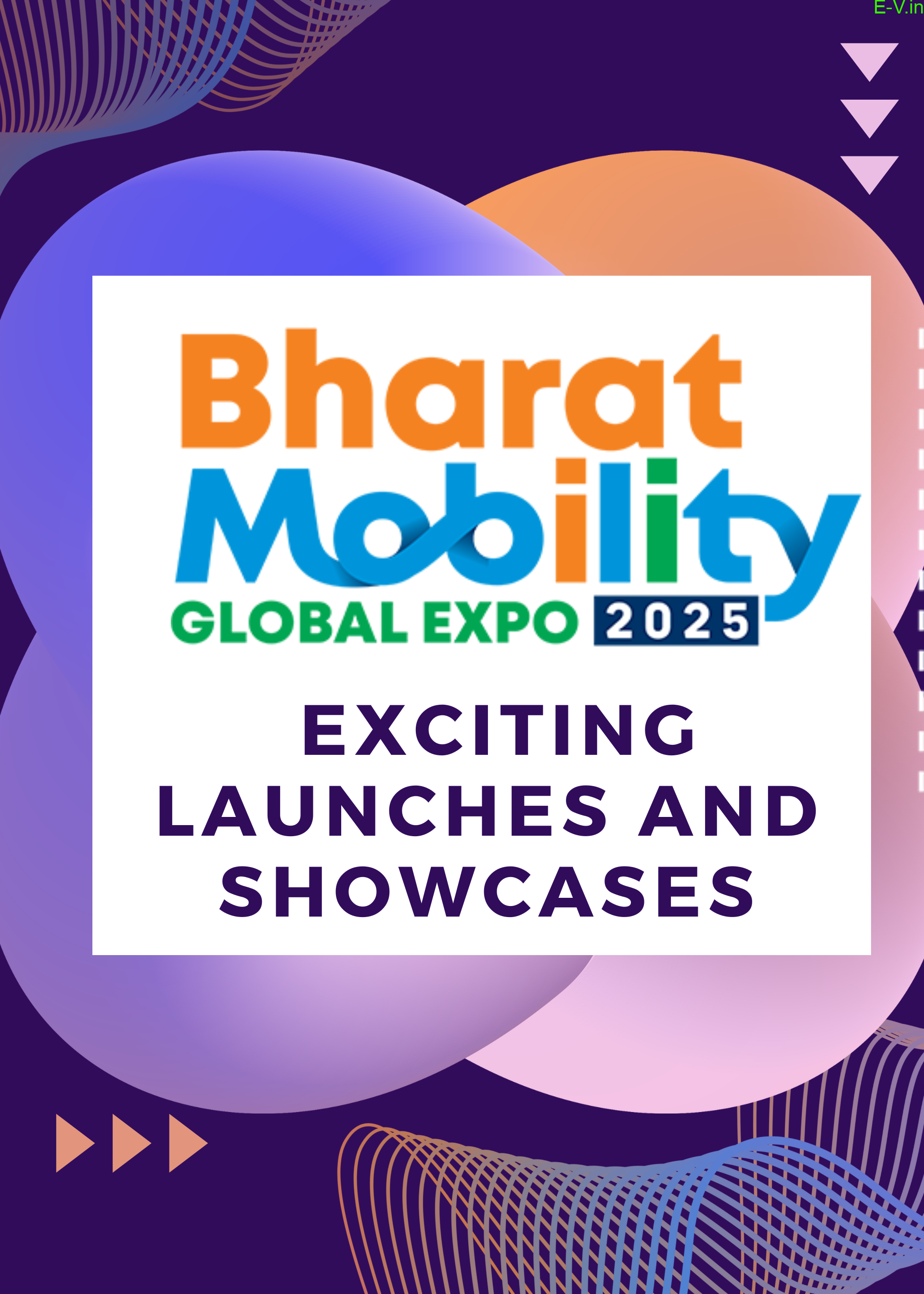 Blue and Orange Modern Expo Poster