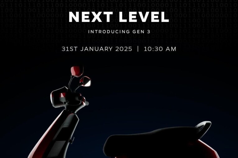 Ola Electric Set to Unleash “Next Level” Gen 3 Scooter on January 31st
