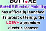 BattRE Electric Mobility Announces Launch of LOEV+, Premium E-Scooter for the Future of Urban Commuting