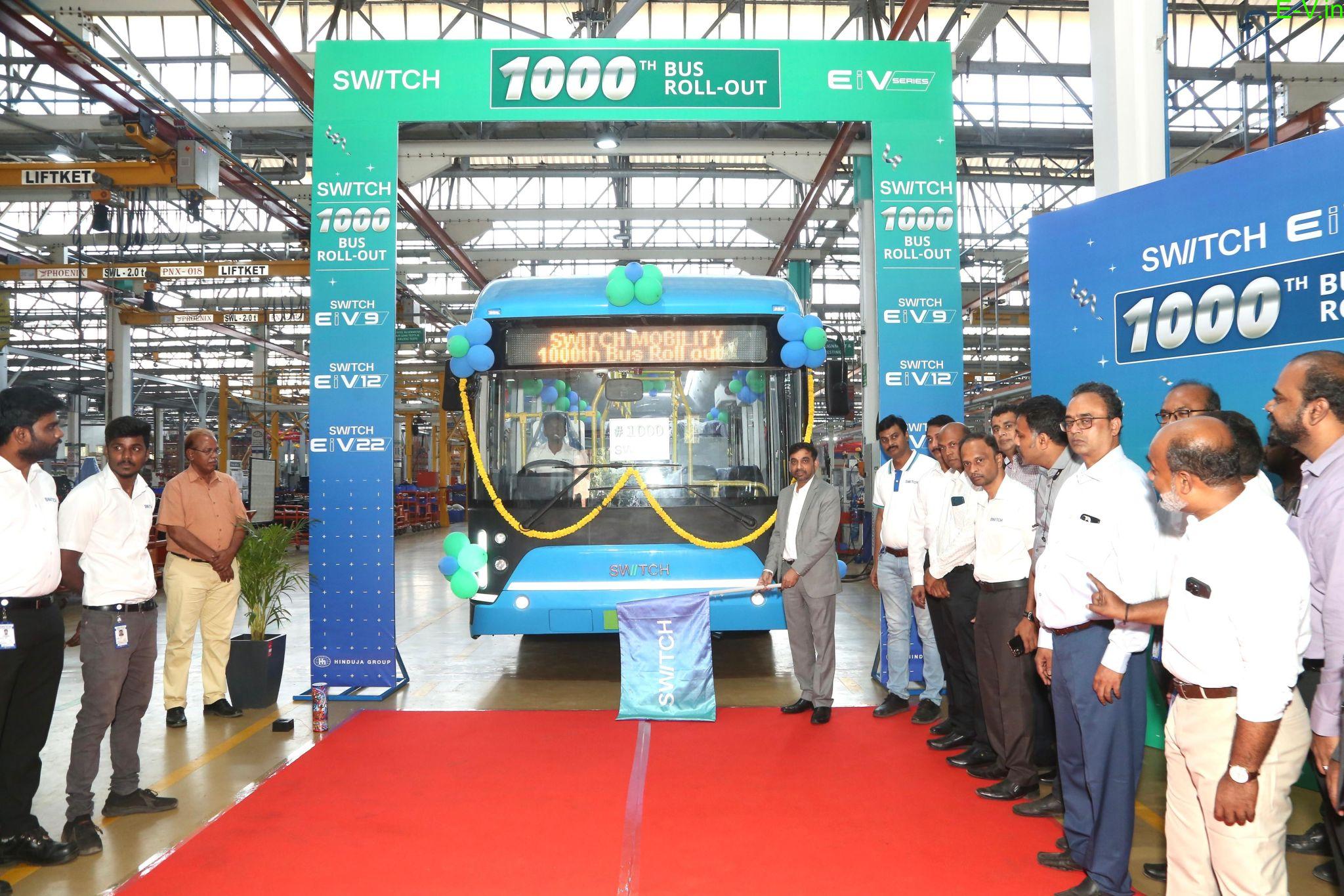 Switch Mobility Radiator Electrifying Success: Switch Mobility Reaches 1000-Bus Landmark - India ...