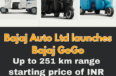 Bajaj Auto Ltd Launches Bajaj GoGo: A New Era for Electric Autos