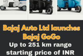 Bajaj Auto Ltd Launches Bajaj GoGo: A New Era for Electric Autos