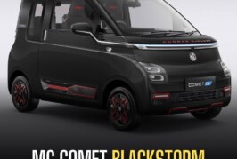 MG Launches Comet Blackstorm Edition at ₹7.80 Lakh with Unique Styling