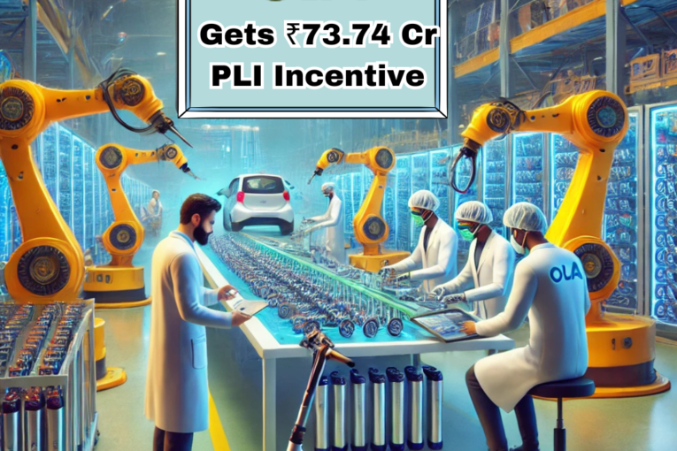Ola Electric Secures ₹73.74 Crore Incentive Under PLI Auto Scheme for FY 2023-24