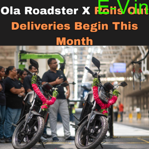 Ola Roadster X Rolls Out – Deliveries Begin This Month