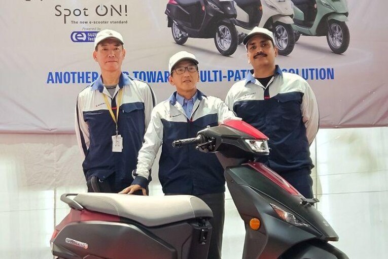 Suzuki Motorcycle India Begins Production of Its First Electric Scooter, the Suzuki e-Access