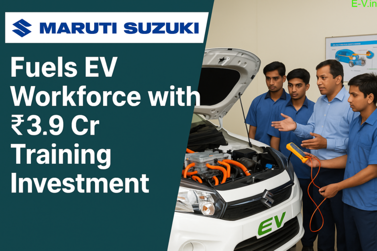 Maruti Suzuki Fuels EV Workforce with ₹3.9 Crore Training Investment