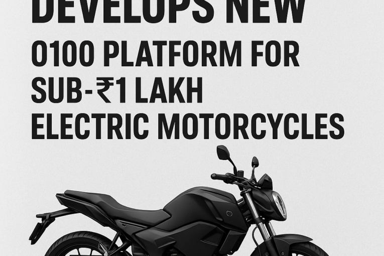 Oben Electric Unveils Game-Changing O100 Platform for Budget EV Motorcycles