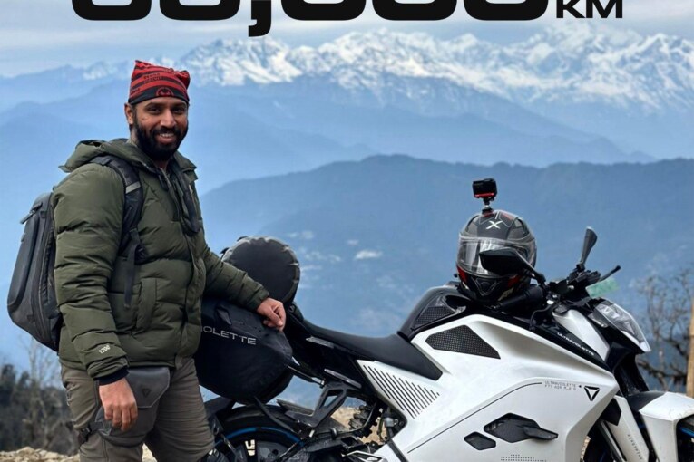 Bengaluru Rider Covers 65,000 km in a Year on Ultraviolette F77 Mach 2
