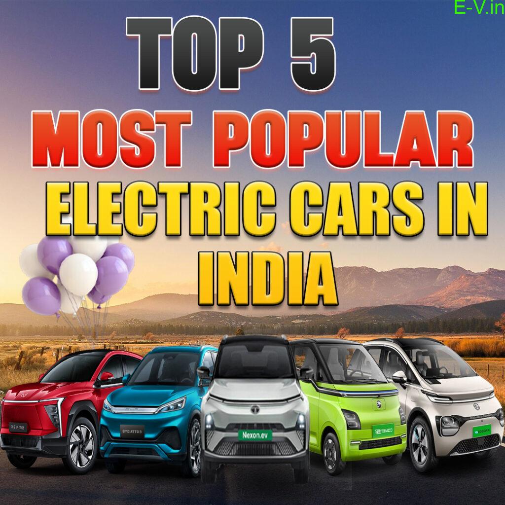 Vehicles In India Top 5 Electric Cars in India (2025) – Detailed Specifications and ...
