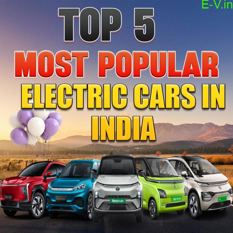 Top 5 Electric Cars in India (2025) – Detailed Specifications and ...