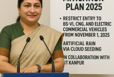Delhi Unveils Air Pollution Mitigation Plan 2025: Restrictions on Commercial Vehicles, Cloud Seeding Initiative with IIT Kanpur