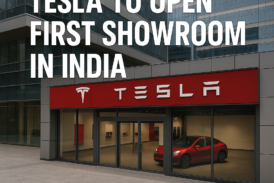 Tesla to Open First Showroom in India on July 15, 2025 at BKC Mumbai