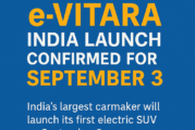 Maruti Suzuki e-Vitara India Launch Confirmed for September 3