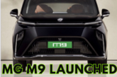 MG Launches Flagship M9 Electric SUV in India at ₹69.90 Lakh: Premium Luxury Meets Long-Range Electric Mobility