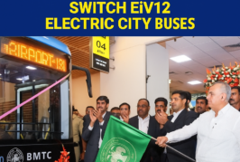 Bengaluru Airport Gets a Green Boost with SWITCH EiV12 Electric City Buses