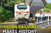 Indian Railways Makes History with India’s First Removable Solar Panel System in Varanasi