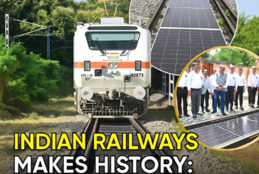 Indian Railways Makes History with India’s First Removable Solar Panel System in Varanasi