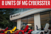 MG SELECT Delivers 8 Units of MG Cyberster at Bengaluru’s Aiconic Automobiles Experience Centre