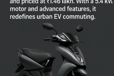 Ather Energy Launches 450S Electric Scooter with 161 km Range and ₹1.46 Lakh Price Tag