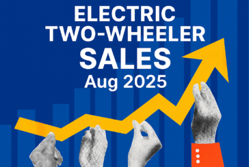 India’s Electric Two-Wheeler Sales in August 2025: Growth Continues, Bajaj Slips