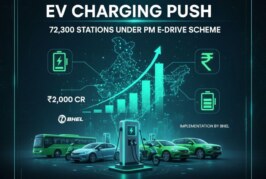 Govt Unveils ₹10,900 Cr PM E-DRIVE Plan for 72,300 EV Charging & Battery-Swap Stations