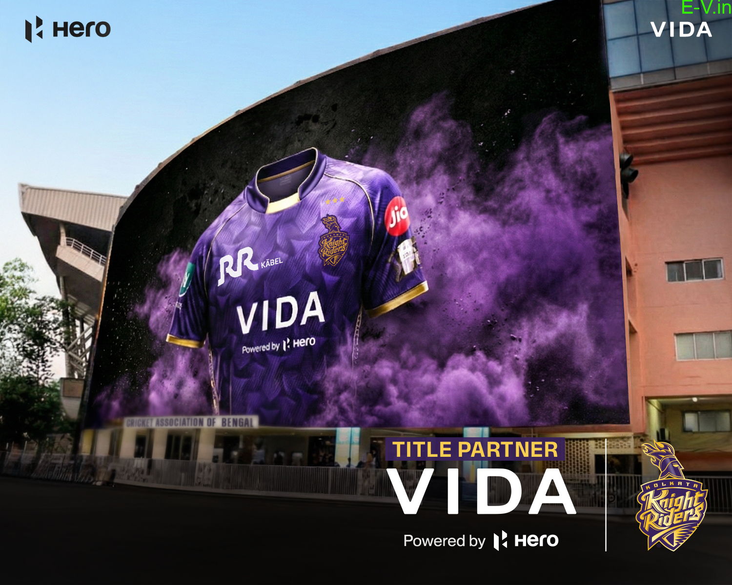 Knight Riders Racing Team VIDA teams up with Kolkata Knight Riders as Title Partner to Power a ...